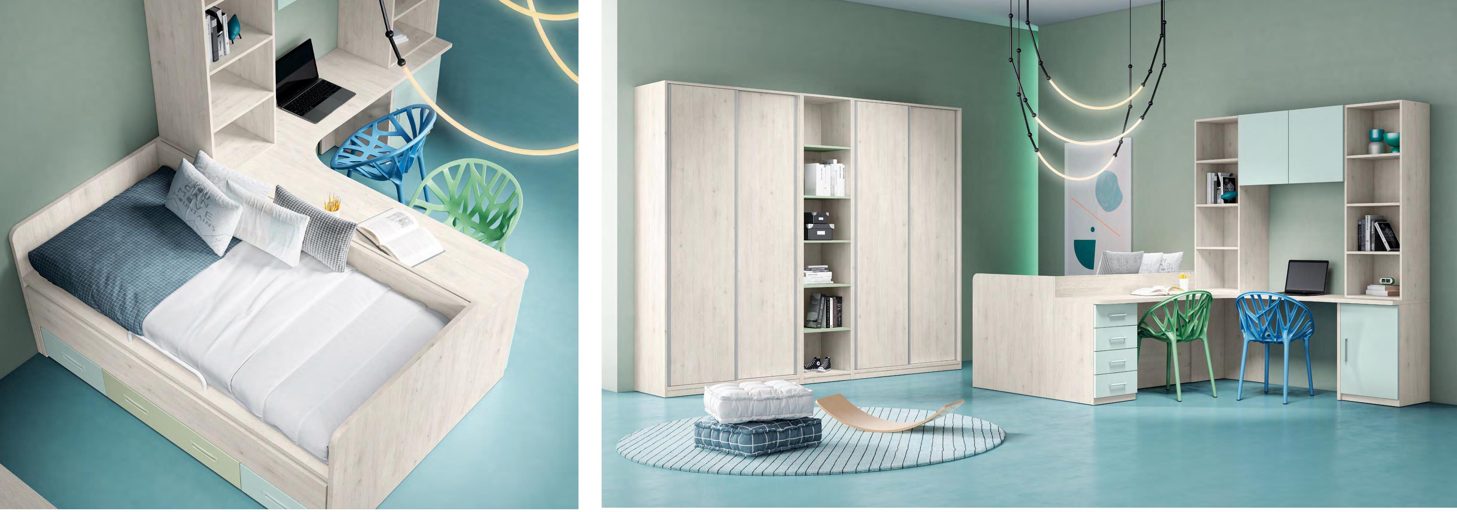 10653-18 Dormitorio Juvenil Modular 